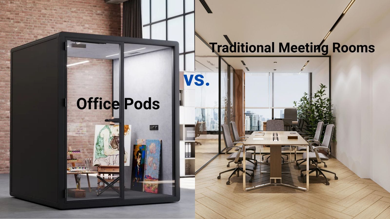 Office Pods vs. Traditional Meeting Rooms