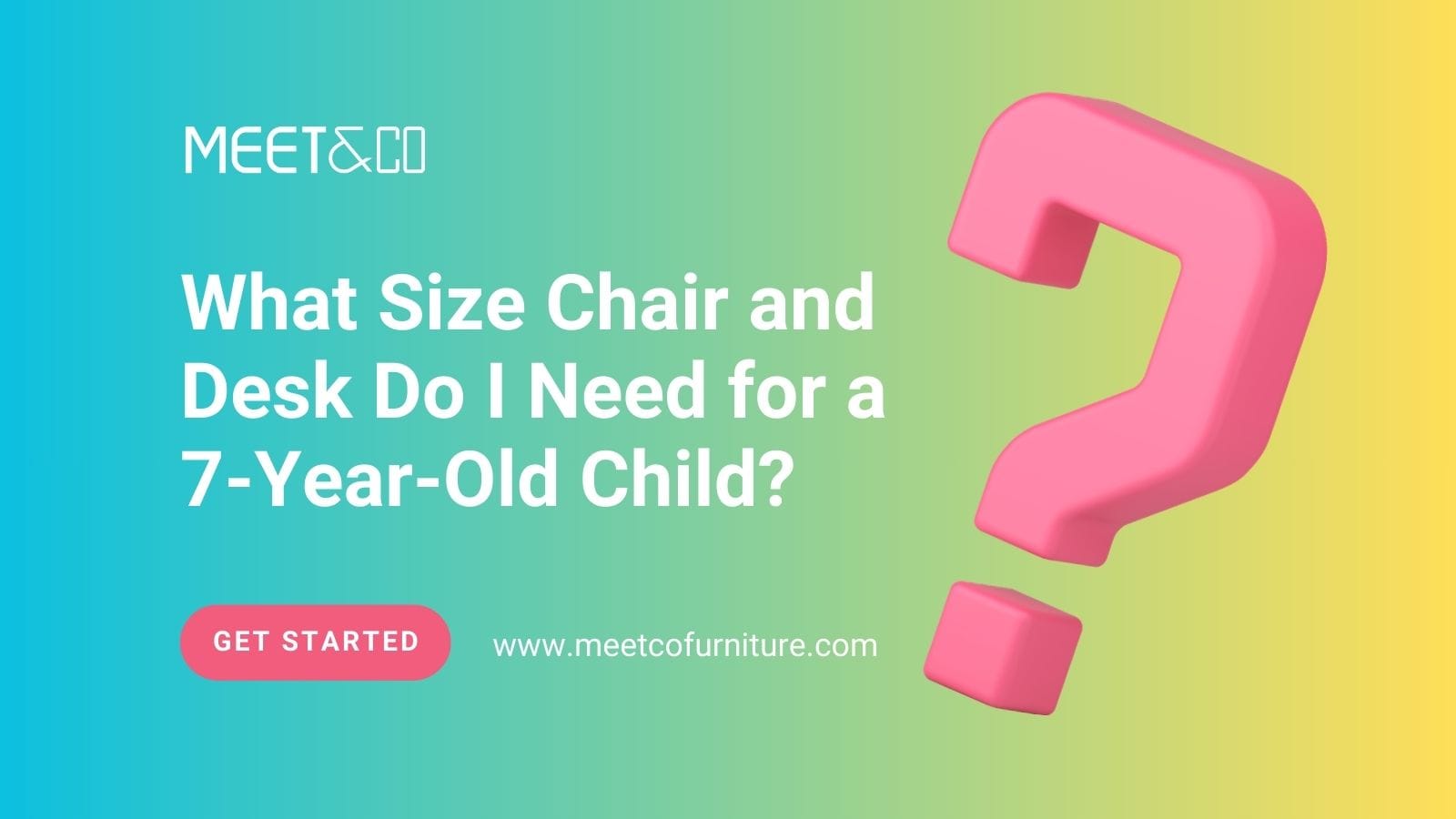 Size Chair and Desk