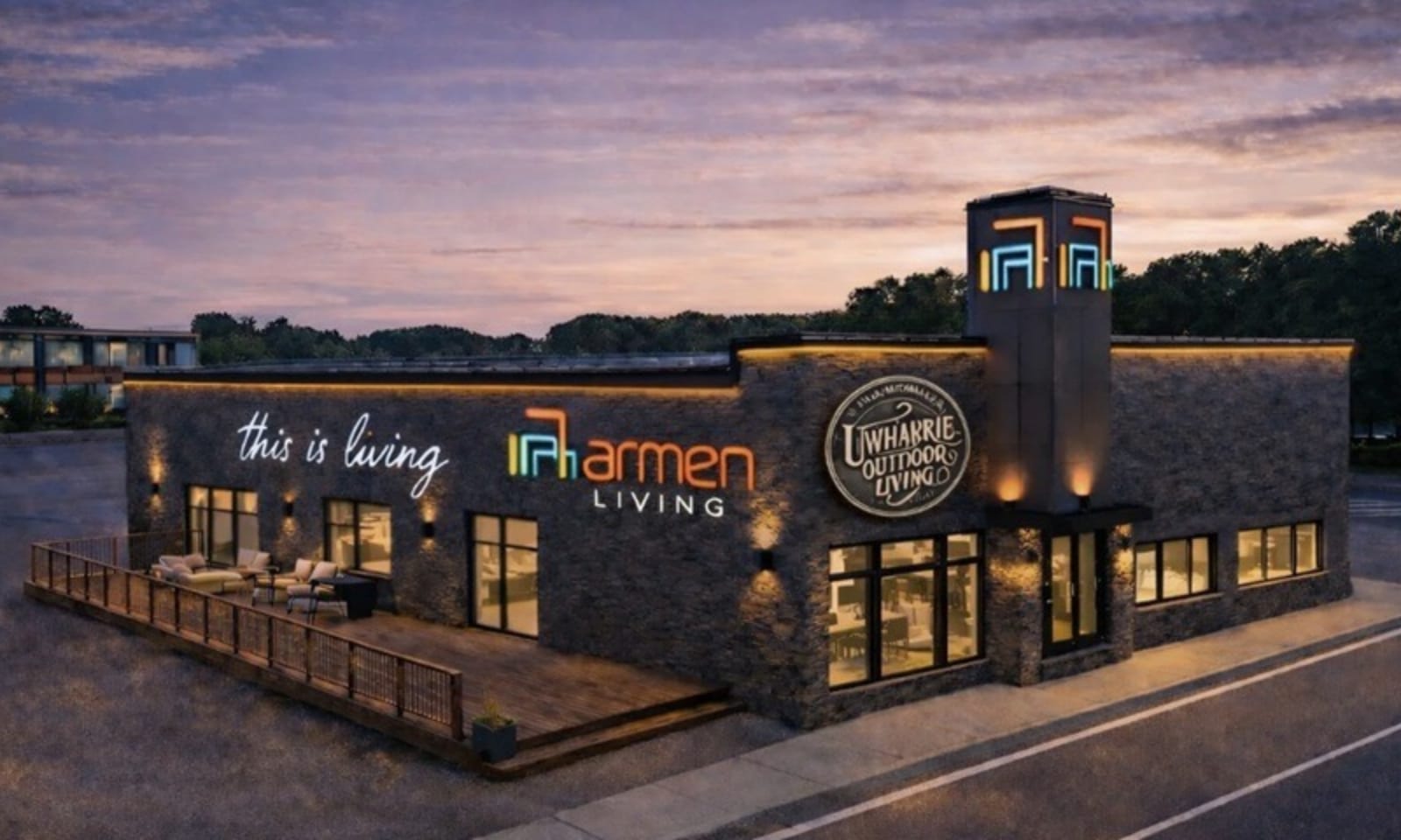Armen Living's new showroom building