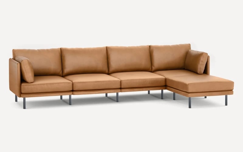 Burrow Field Leather Sectional