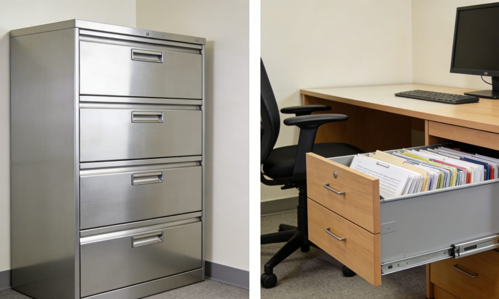 File Cabinet VS Drawer