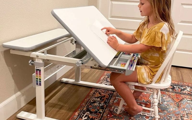 Height Adjustable Kid's Desk for Children K-12