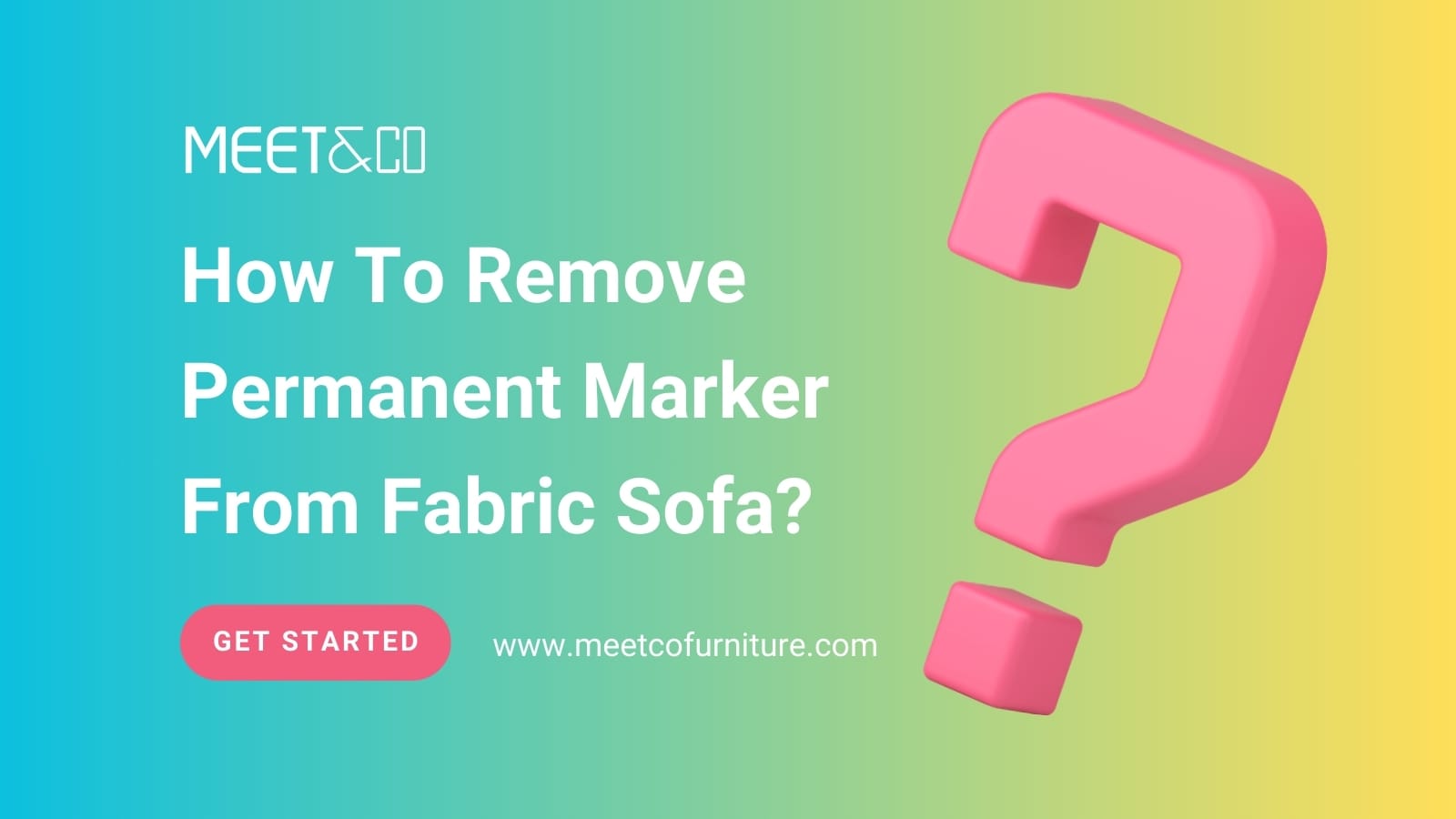 How To Remove Permanent Marker From Fabric Sofa?