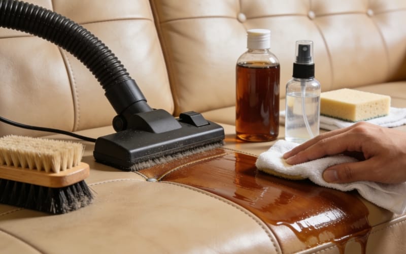 Leather Sofa Dyeing Process