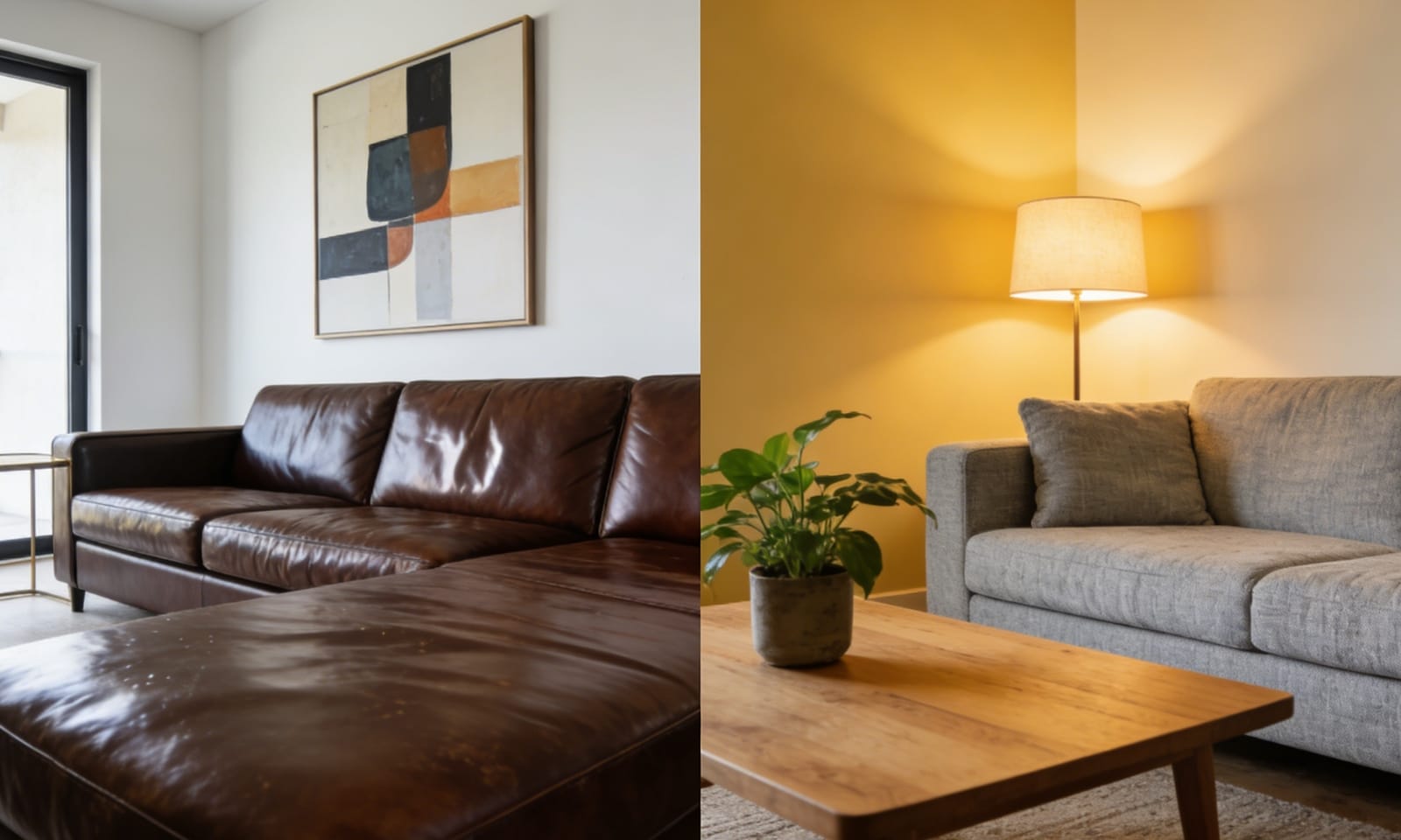 Leather Sofa Or Fabric Sofa Which Is Better