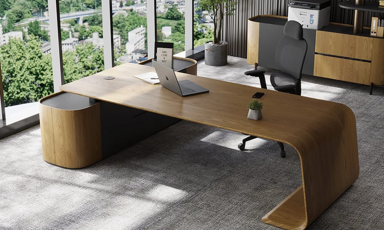Lumodesk L-Shaped Office Desk