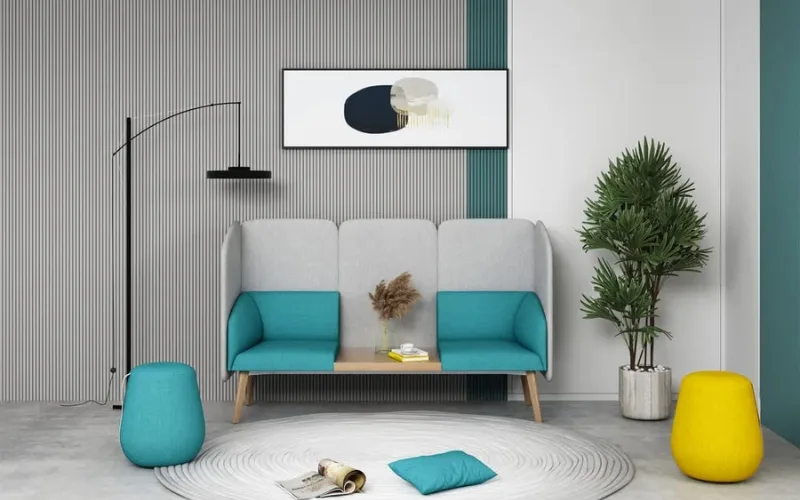 Sofá modular em tecido Cloud da Meet&Co