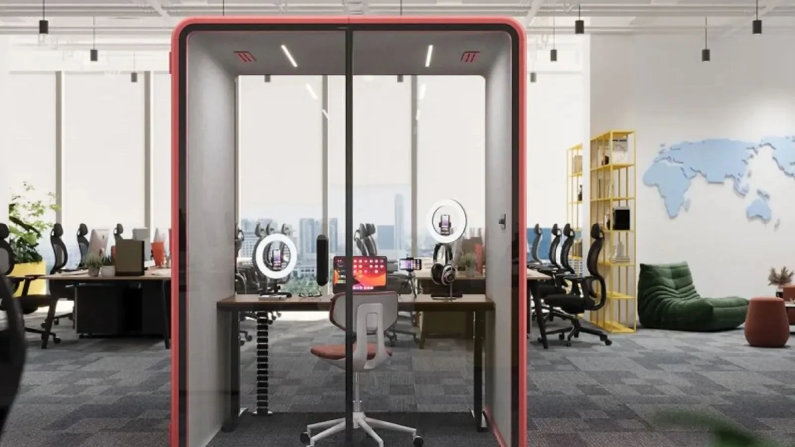 cabine de escritório