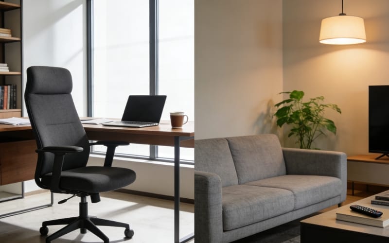 Office Chair vs. Sofa: Usage Scenarios