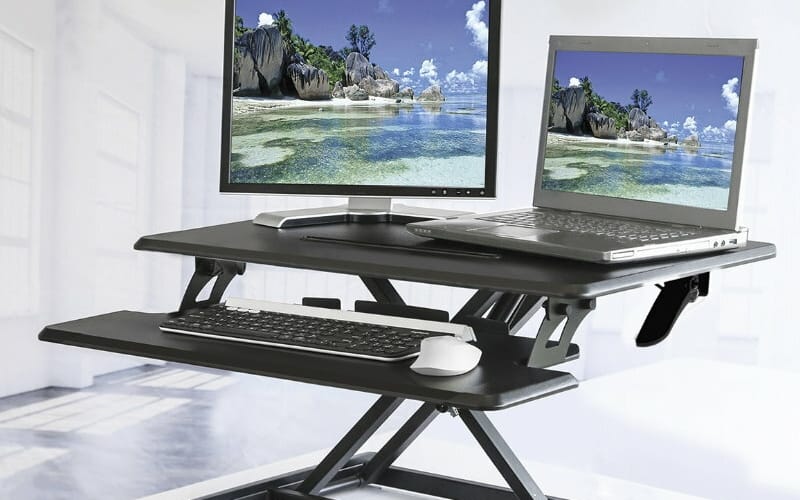 Seville Classics AIRLIFT Standing Desk Converter