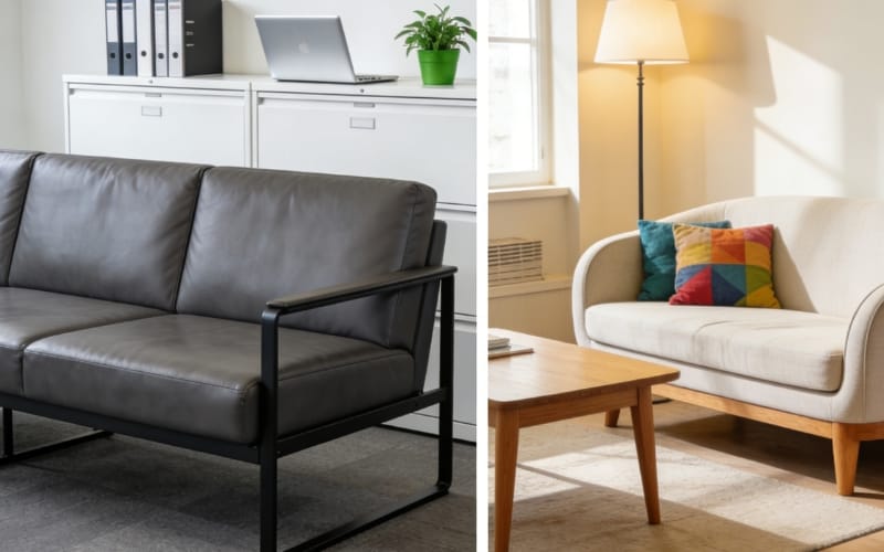 Usage Scenarios: Office Sofa VS Home Sofa