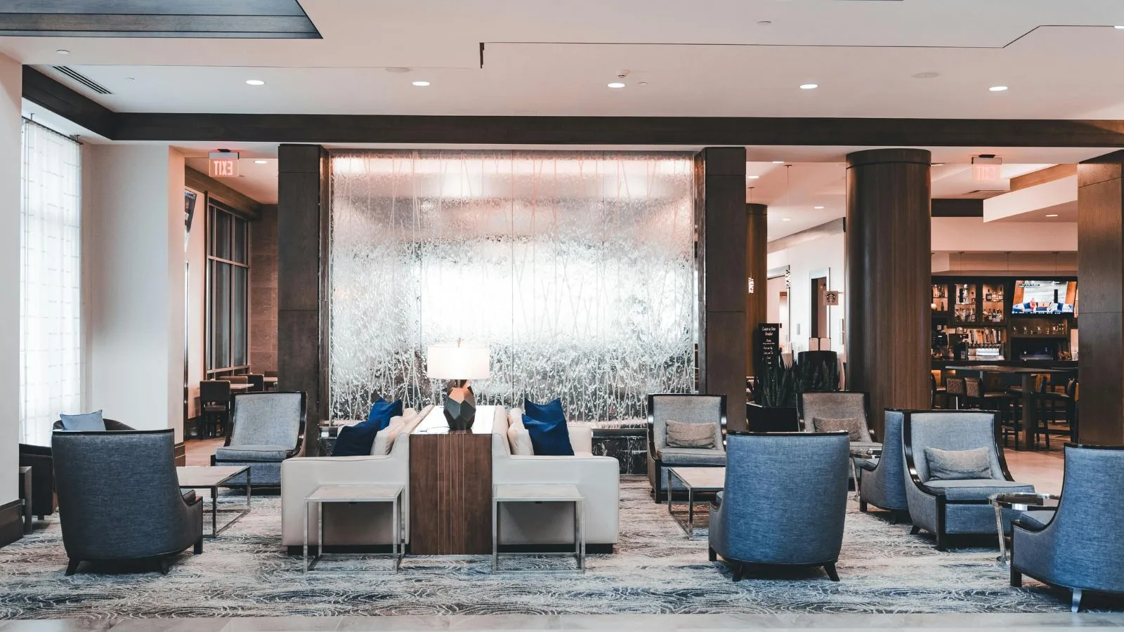 saguão da sala de espera