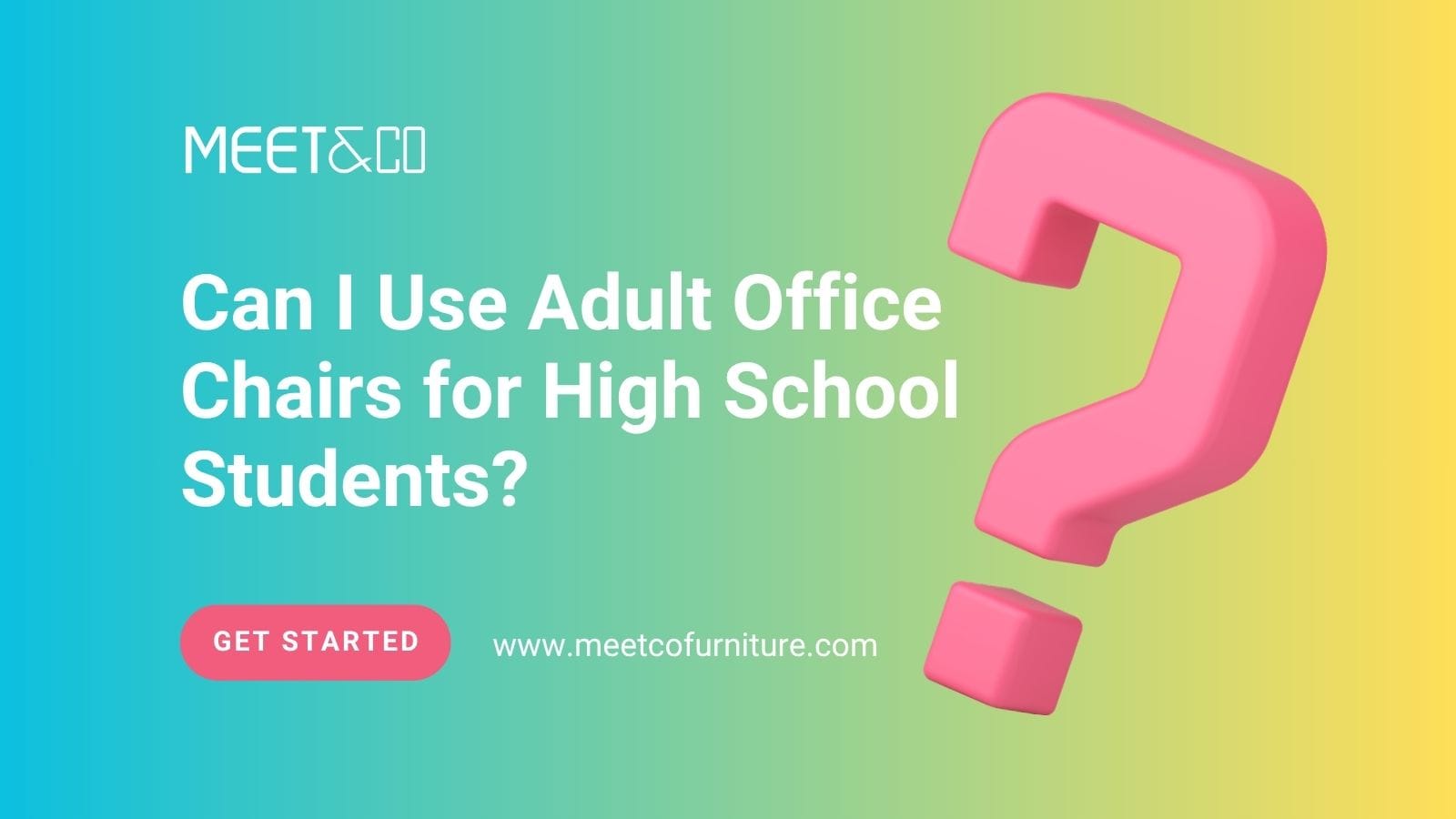 Can I Use Adult Office Chairs for High School Students?