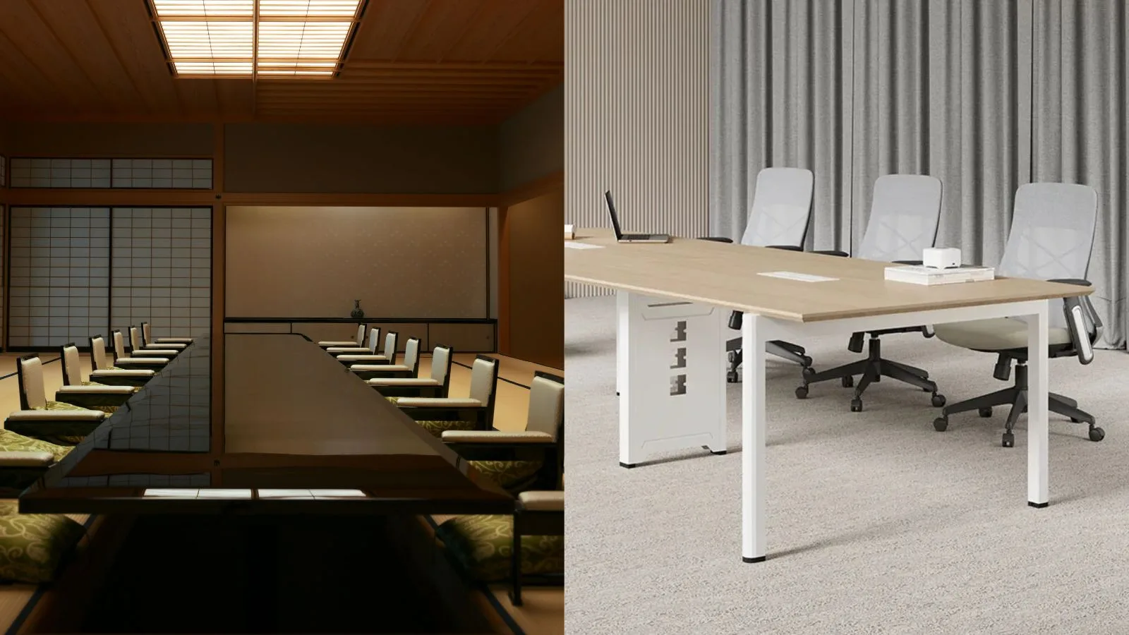 Cadeiras executivas versus cadeiras de trabalho para salas de conferência