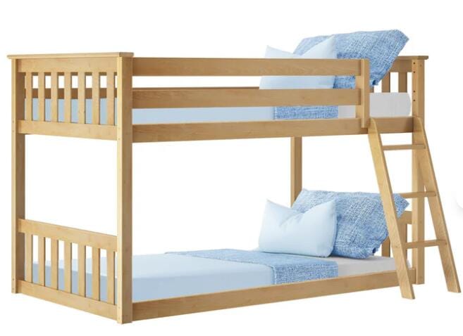 Max & Lily Fundamental Twin Low Bunk Bed