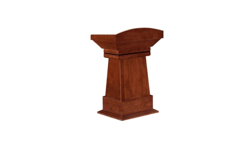 Meet&Co Solid Wood Podium Stand