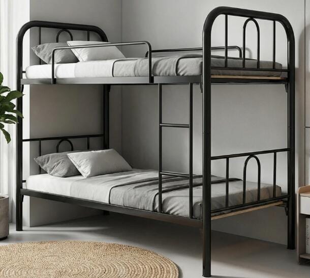 Quinley Black Metal Bunk Bed