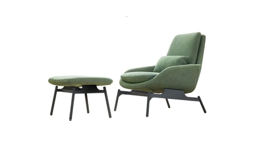 Rose Lounge Chair and Ottoman