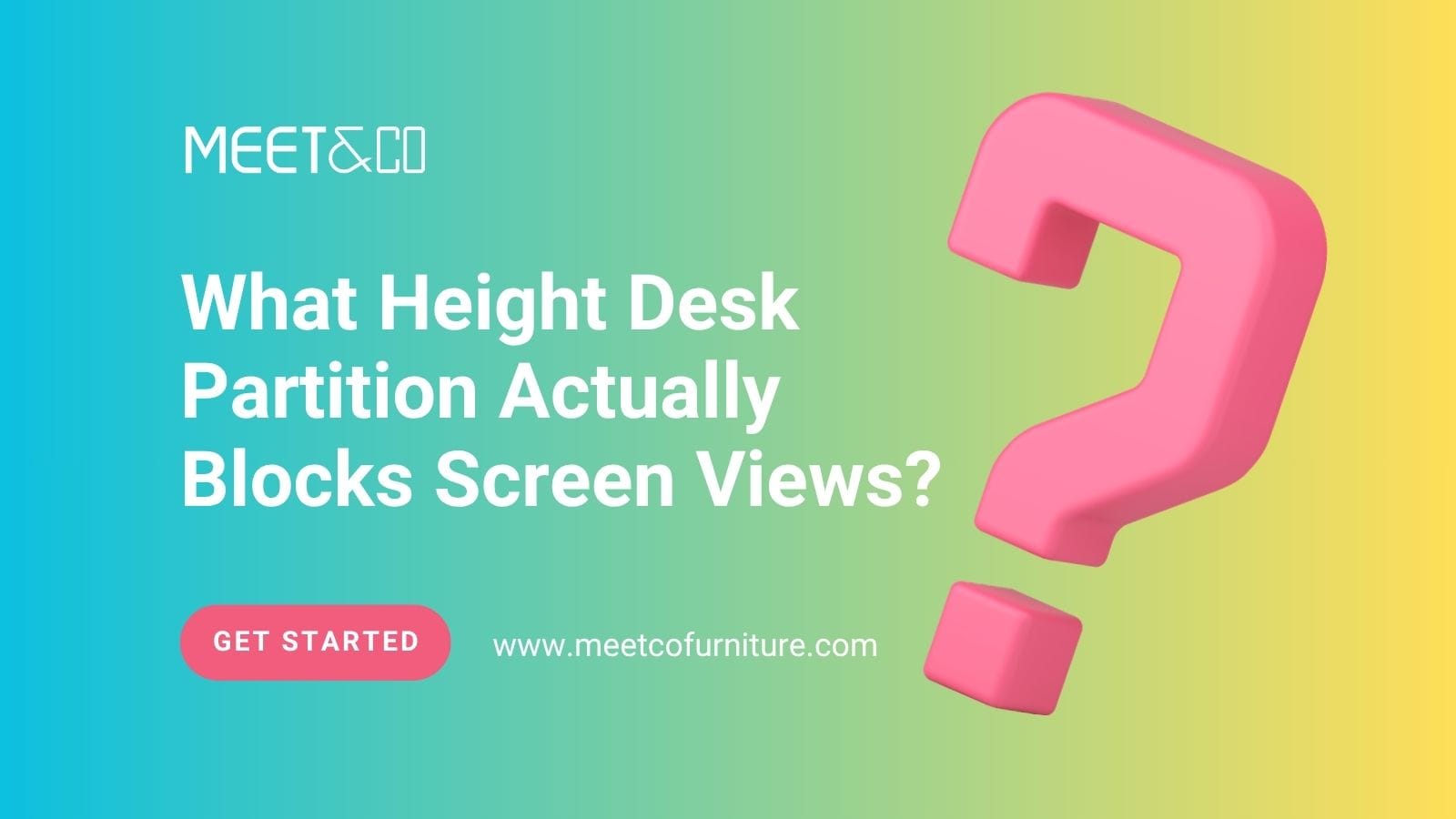 What Height Desk Partition Actually Blocks Screen Views