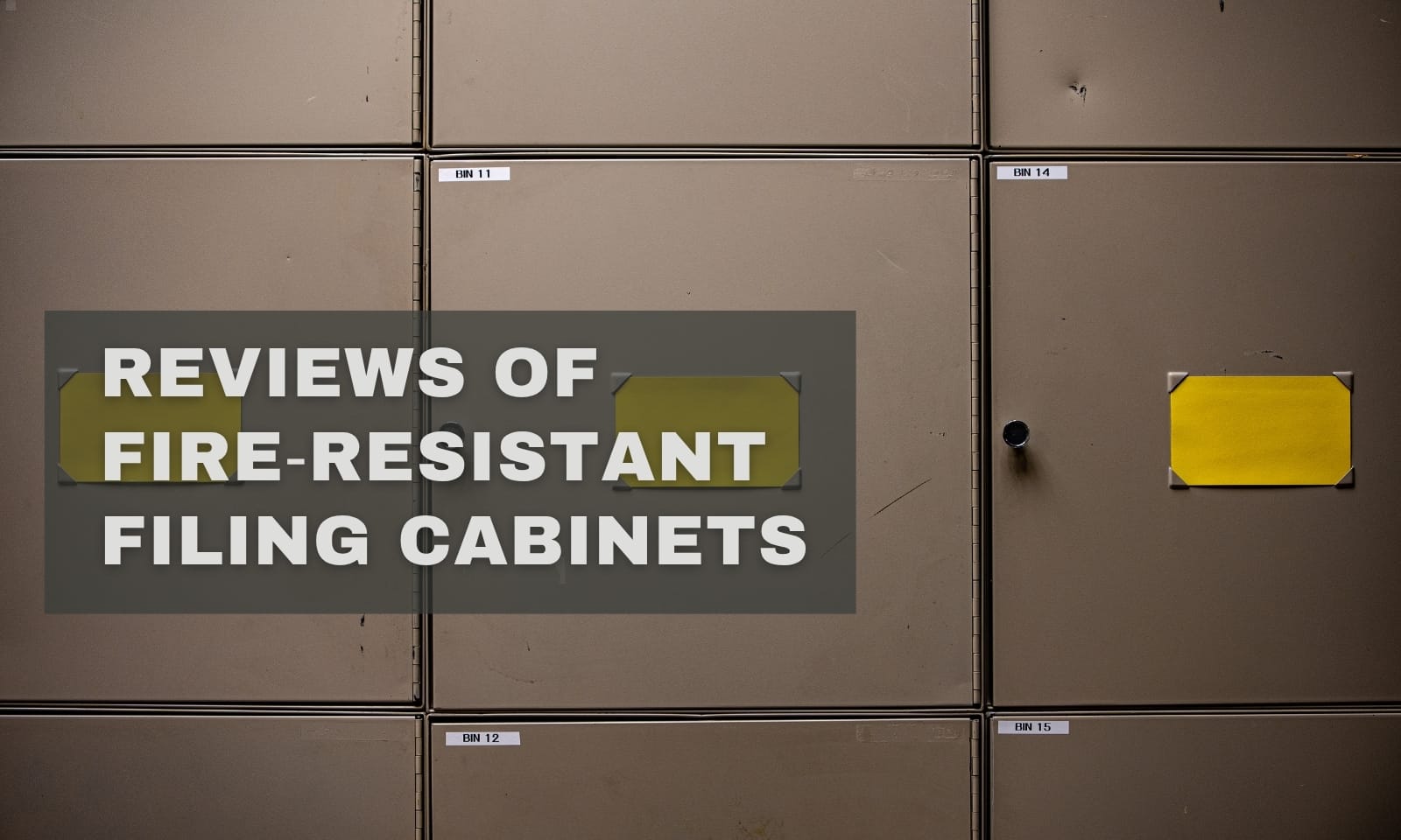 Reviews Of Fire‑Resistant Filing Cabinets