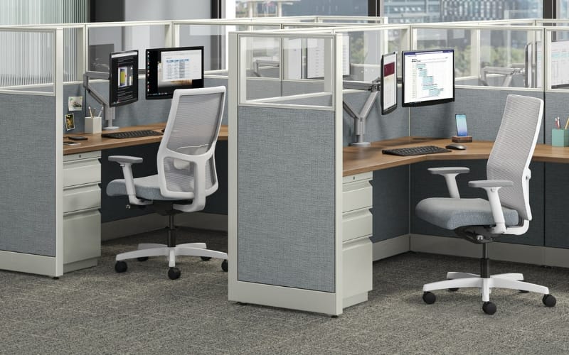 HON Brigade Workstation with Partition