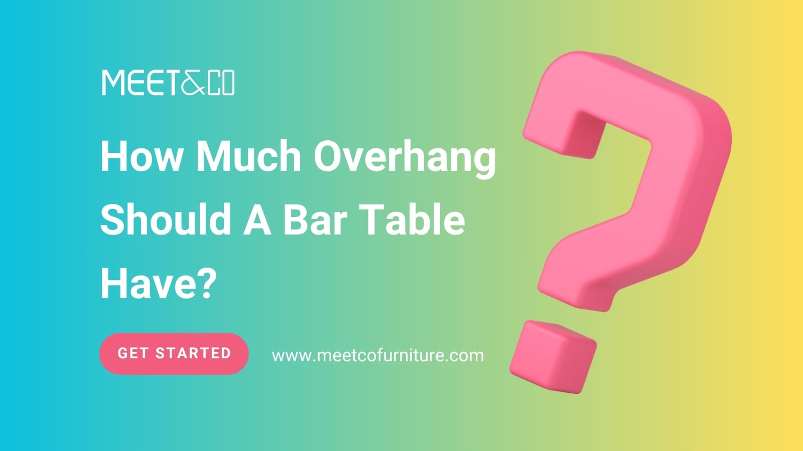 How Much Overhang Should A Bar Table Have?