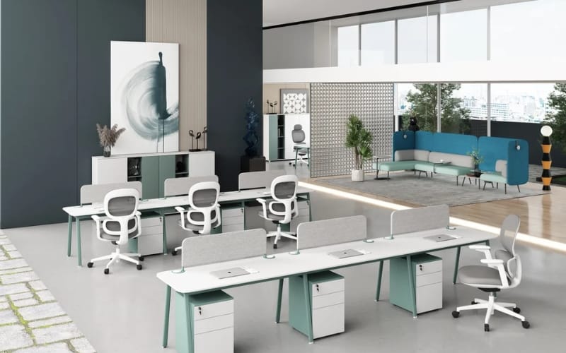 Linora Office Workstation Desk