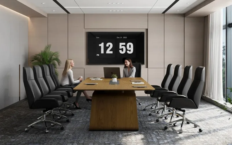 Mesa de reunião Lumodesk para sala de conferências