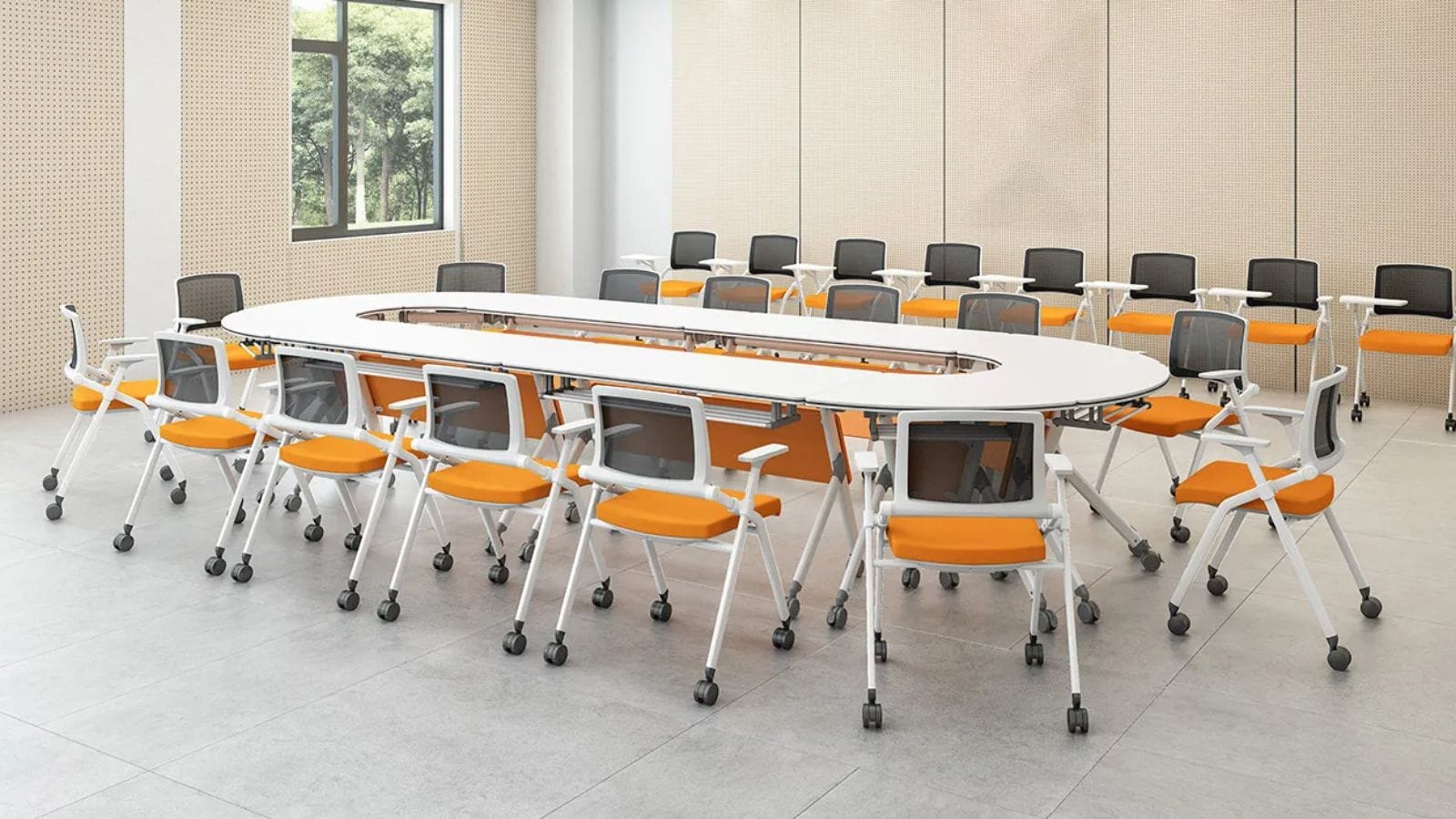 meetco Mobile Conference Tables and chairs
