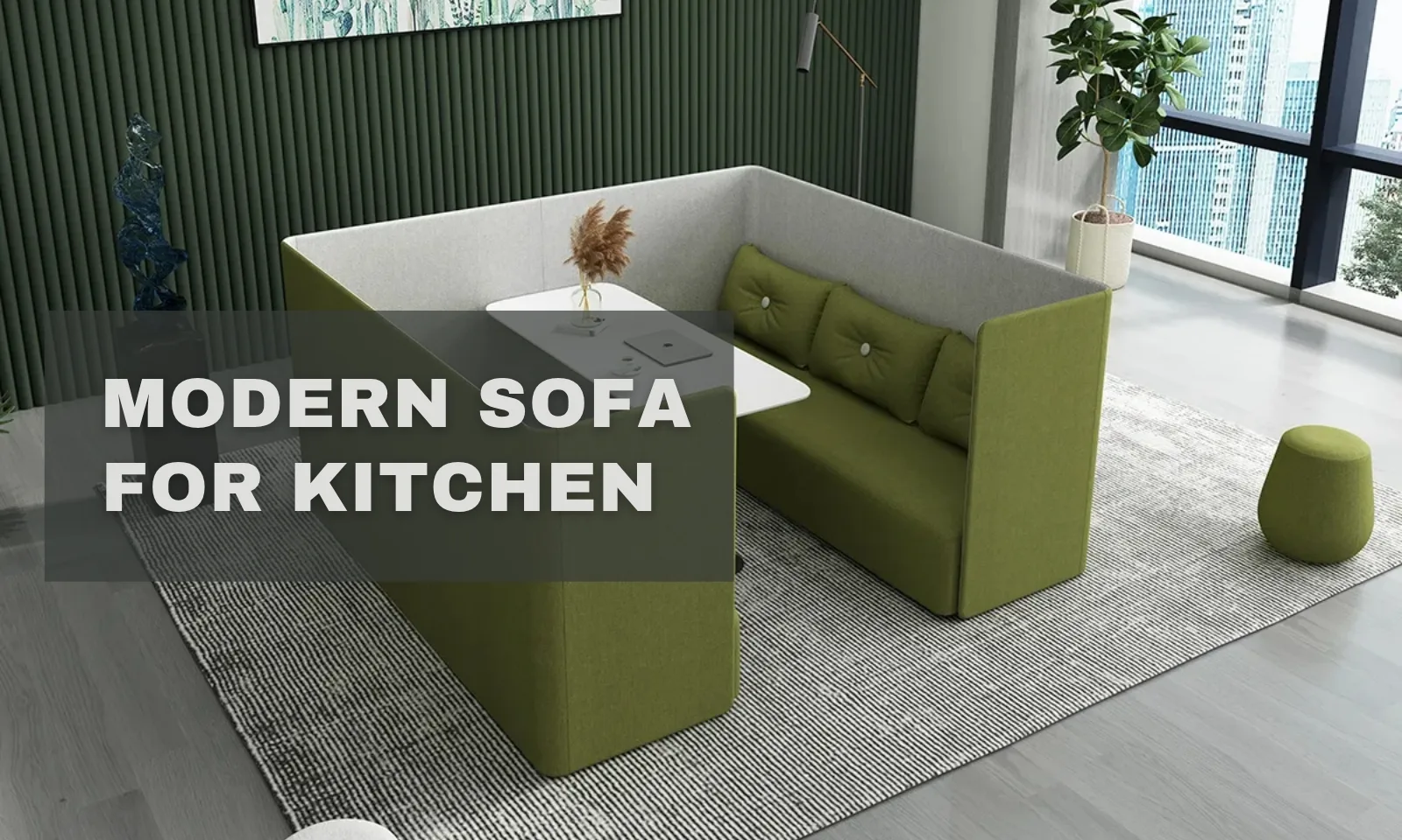 Sofá moderno para cozinha