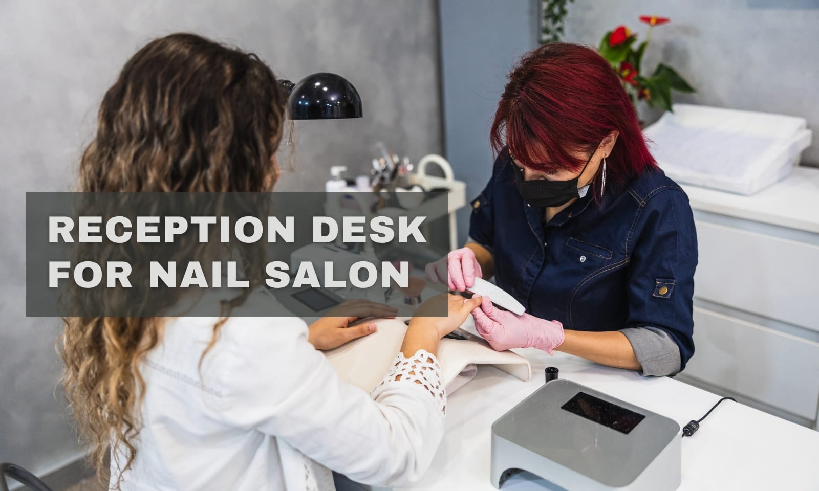 Reception Desk for Nail Salon