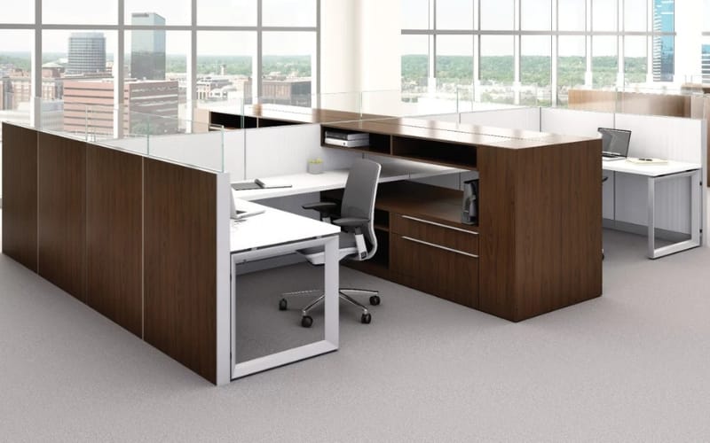 Steelcase Series 7 Workstation with Partition