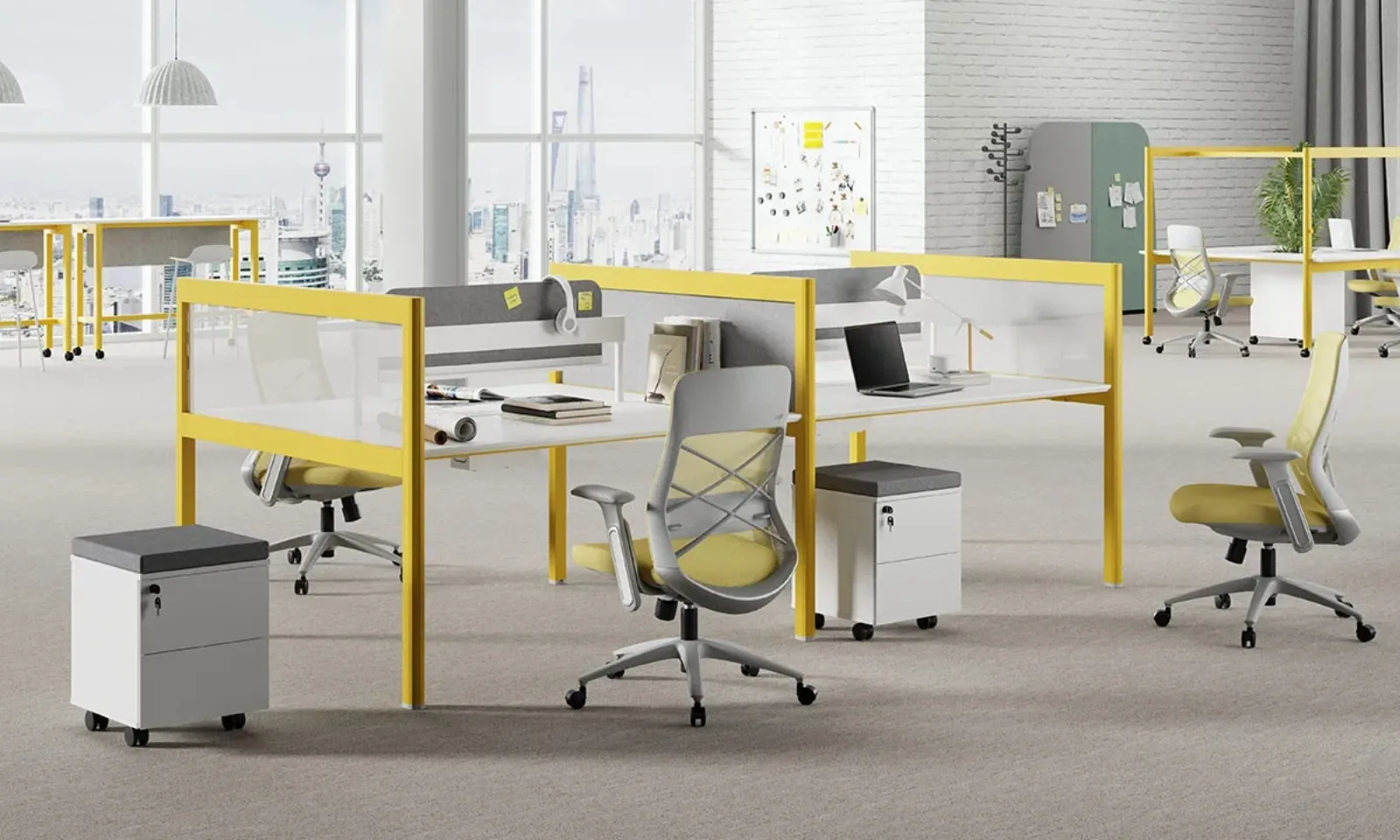 Principais marcas de estações de trabalho para escritório com design ergonômico