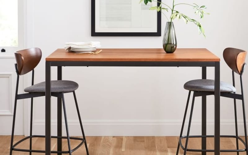 West Elm Box Frame Bar Table