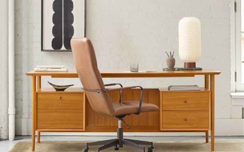 West Elm Mid-Century Executive Desk