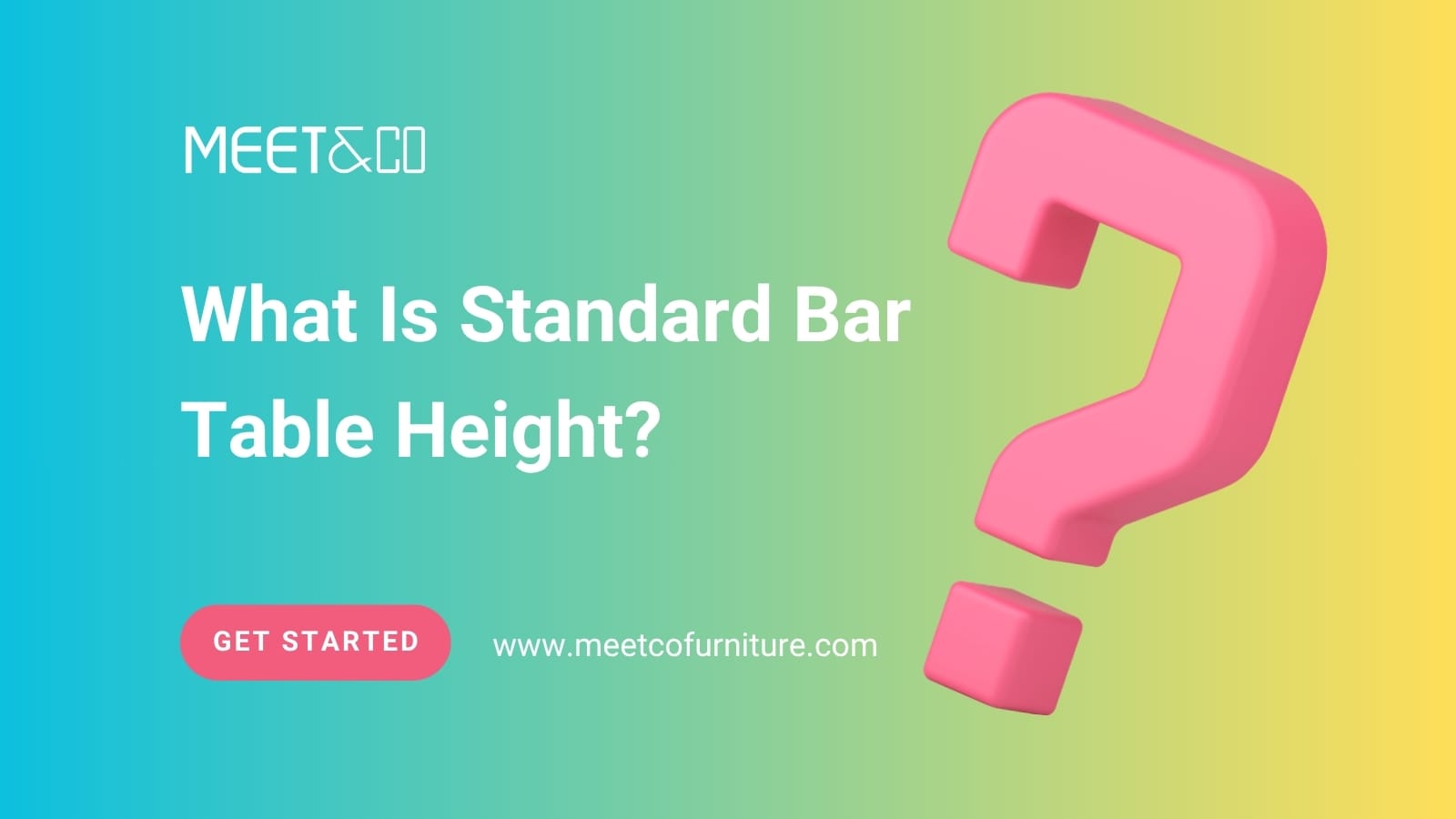 What Is Standard Bar Table Height?