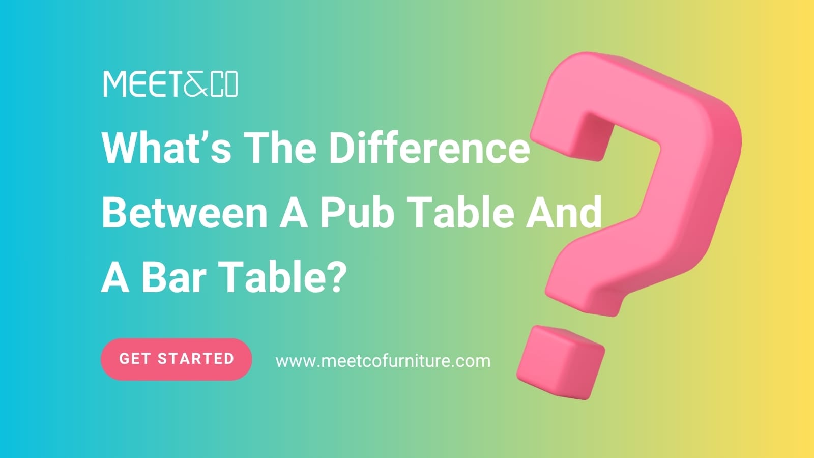 What’s The Difference Between A Pub Table And A Bar Table?
