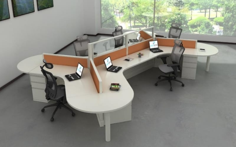 120 Degree Workstation Layouts