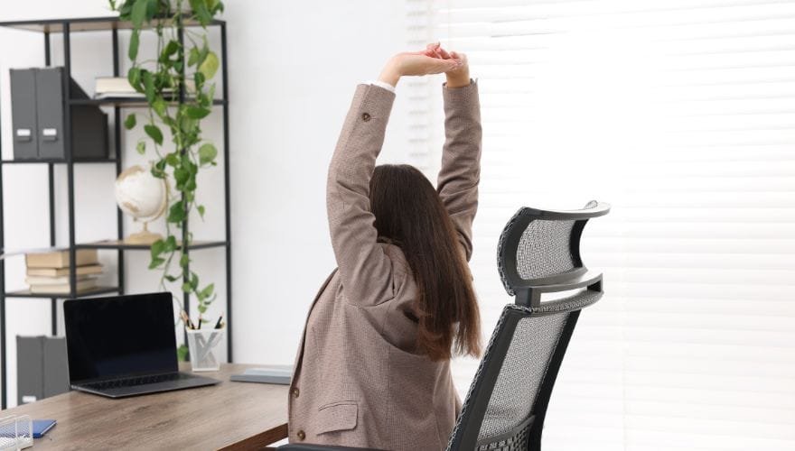Chair exercises for women