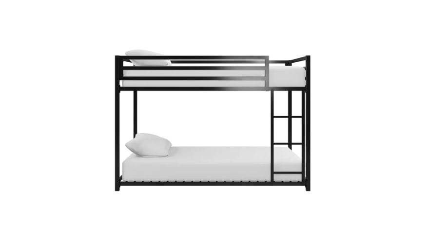DHP Miles Metal Twin-over-Twin Bunk Bed