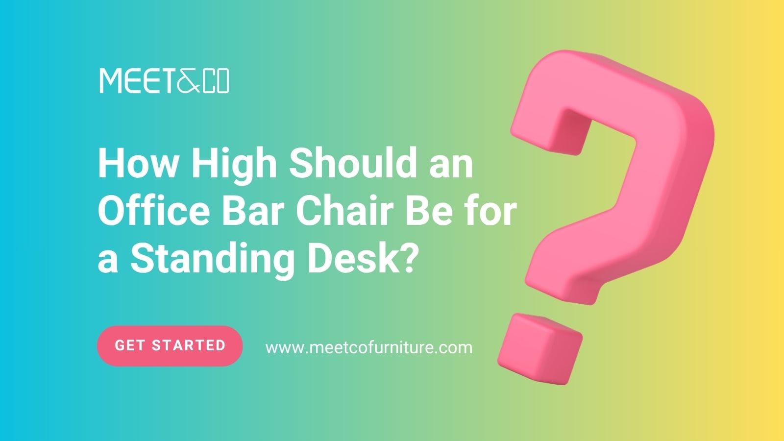 How High Should an Office Bar Chair Be for a Standing Desk