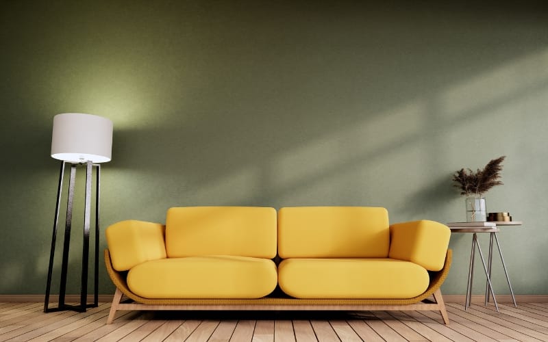 A Sofa In The Living Room
