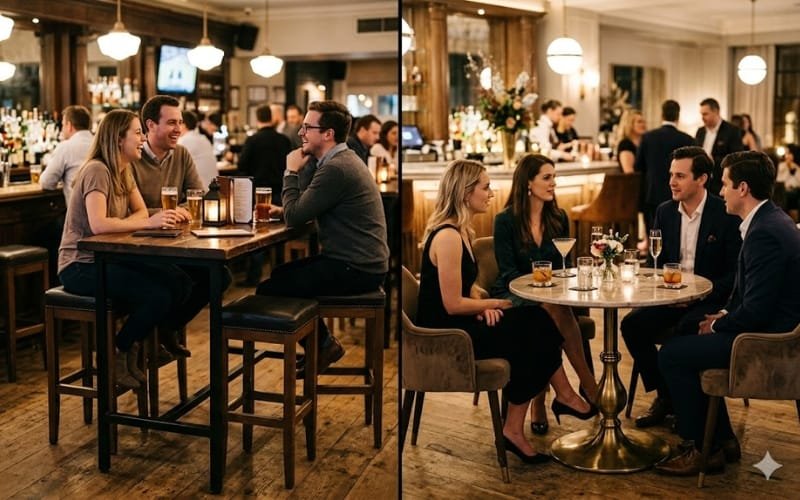 Bar Table vs. Cocktail Table