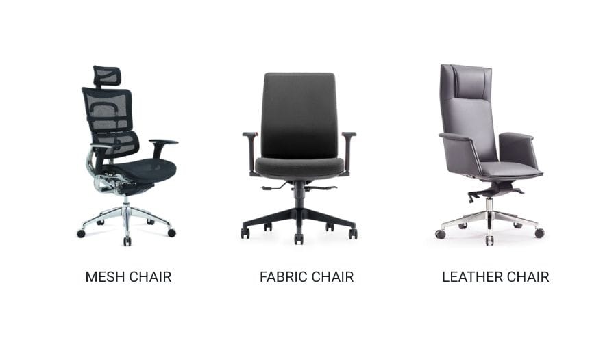 different types of chairs
