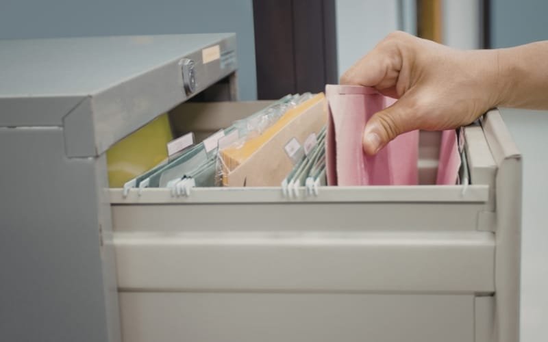 file cabinet drawer 