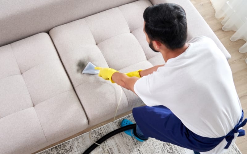 How to Clean an Extremely Dirty Sofa at Home