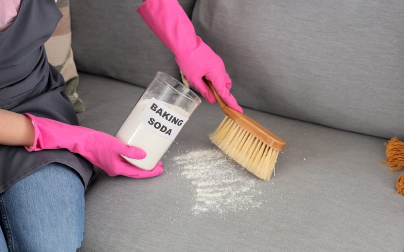 How to Clean an Extremely Dirty Sofa with Baking Soda