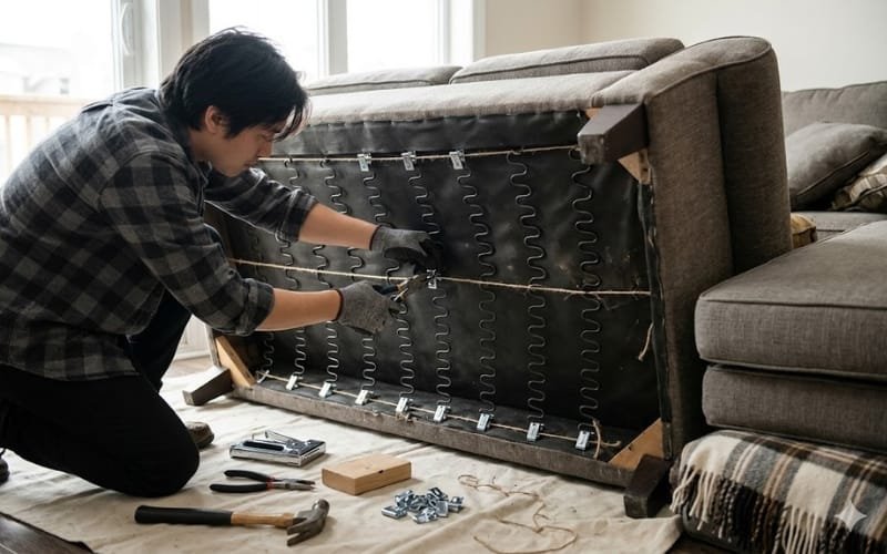 How to Fix Sagging Couch Springs