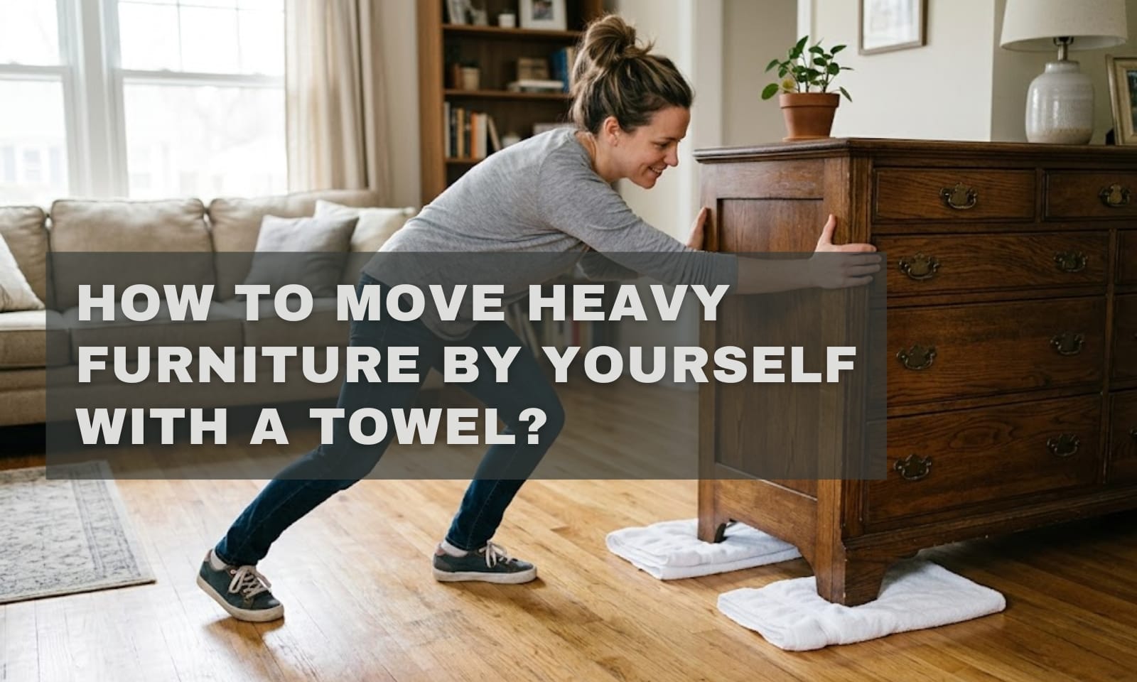 Master the Glide: How to Move Heavy Furniture by Yourself With a Towel?
