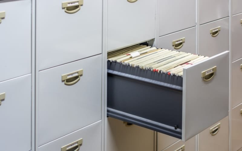 How to Remove Drawers From Old Metal Filing Cabinet